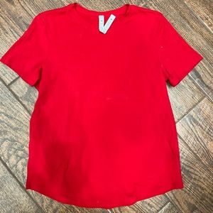 Lululemon size 8 red love crewneck t shirt